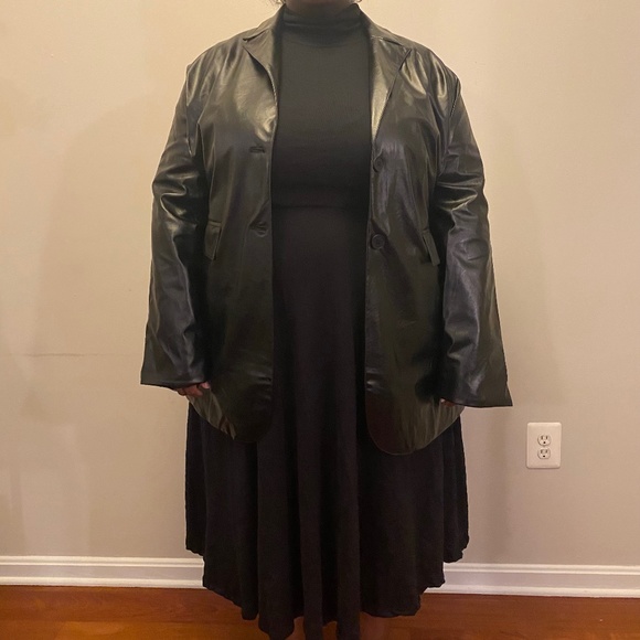Rebdolls Jackets & Blazers - Rebdolls Vegan Leather Blazer